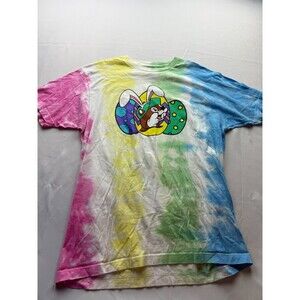 Buc-ees T Shirt Tie Dye Easter I've Got Bunny On My Mind Beaver Mens‎ Large